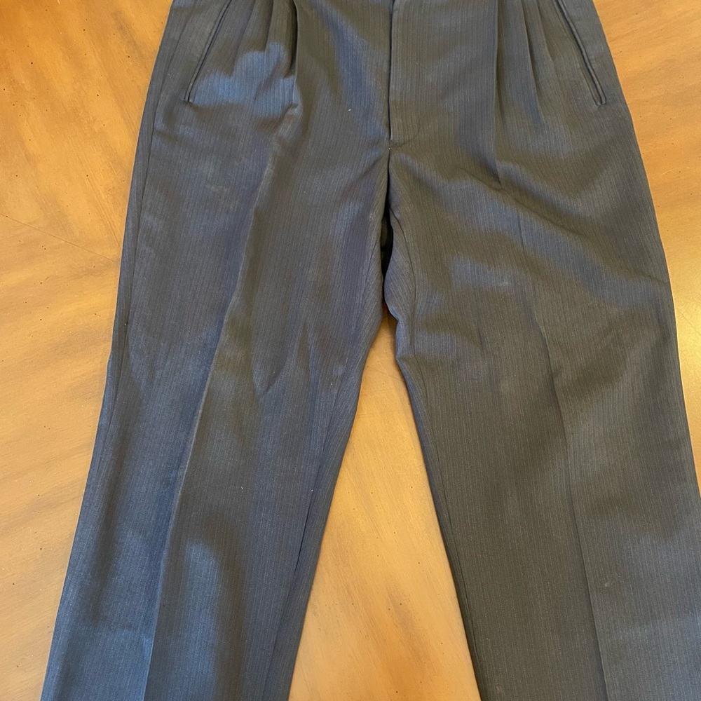 Classic Navy Pen Stripe Men's Suit - Picture 5 of 7